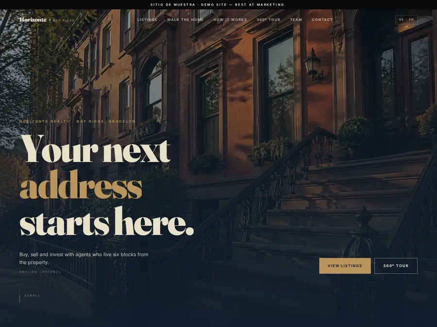 Horizonte Realty — website preview