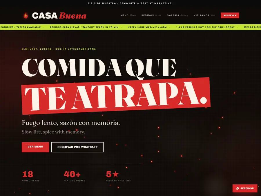 Casa Buena — website preview
